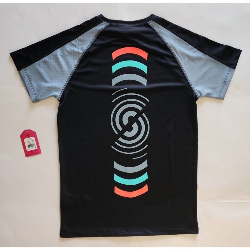STRONG By Zumba Don't Miss a Beat Performance Top Z-Dri Mesh Sleeves Men Sz XS